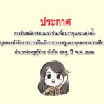 ประกาศรับสมัครสอบแข่งขันเพื่อบรรจุและแต่งตั้งบุคคลเข้ารับราชการเป็นข้าราชการครูและบุคลากรทางการศึกษา ตำแหน่งครูผู้ช่วย สังกัดสำนักงานคณะกรรมการการศึกษาขั้นพื้นฐาน ปี พ.ศ. 2566