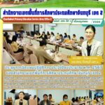 ประชุมการจัดแผนปฏิบัติการ ประจำปีงบประมาณ พ.ศ. 2567 ของสำนักงานเขตพื้นที่การศึกษาประถมศึกษาจันทบุรี เขต 2 ครั้งที่ 1/2566