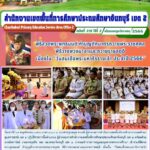พิธีสวดพระพุทธมนต์ ทำบุญตักบาตรถวายพระราชกุศล พิธีวางพวงมาลาและถวายราชสดุดี เนื่องใน “วันสมเด็จพระมหาธีรราชเจ้า ประจำปี 2566” ณ โรงเรียนศรียานุสรณ์ จังหวัดจันทบุรี