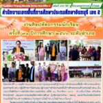 พิธีเปิดการแข่งขันศิลปหัตถกรรมนักเรียน ครั้งที่ 71 ปีการศึกษา 2566 ระดับอำเภอ อำเภอโป่งน้ำร้อน