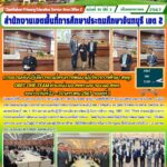 การอบรมเชิงปฏิบัติการตามโครงการพัฒนาผู้บริหารการศึกษา สพฐ.OBEC ONE TEAM ตำแหน่ง ผอ.สพท.และ รอง ผอ.สพท.ระหว่างวันที่ 22 – 31 มกราคม 2567