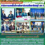 การประชุมแนวทางการตรวจราชการและขับเคลื่อนนโยบายของกระทรวงศึกษาธิการ ประจำปีงบประมาณ พ.ศ.2567ของเขตตรวจราชการที่ 8 และเขตตรวจราชการที่ 9