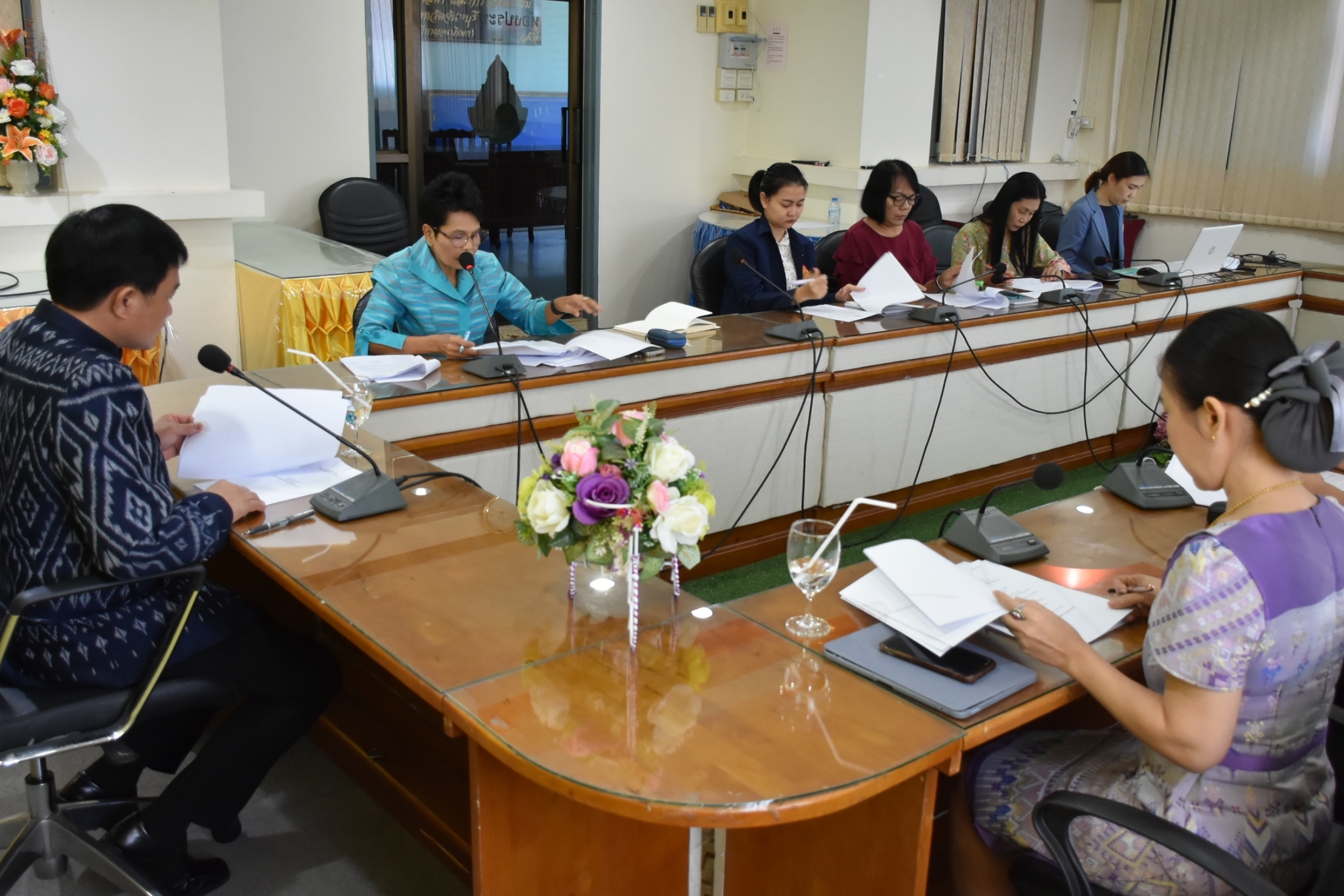 การประชุมเตรียมความพร้อมพิธีมอบผ้าพันคอจิตอาสาพระราชทาน