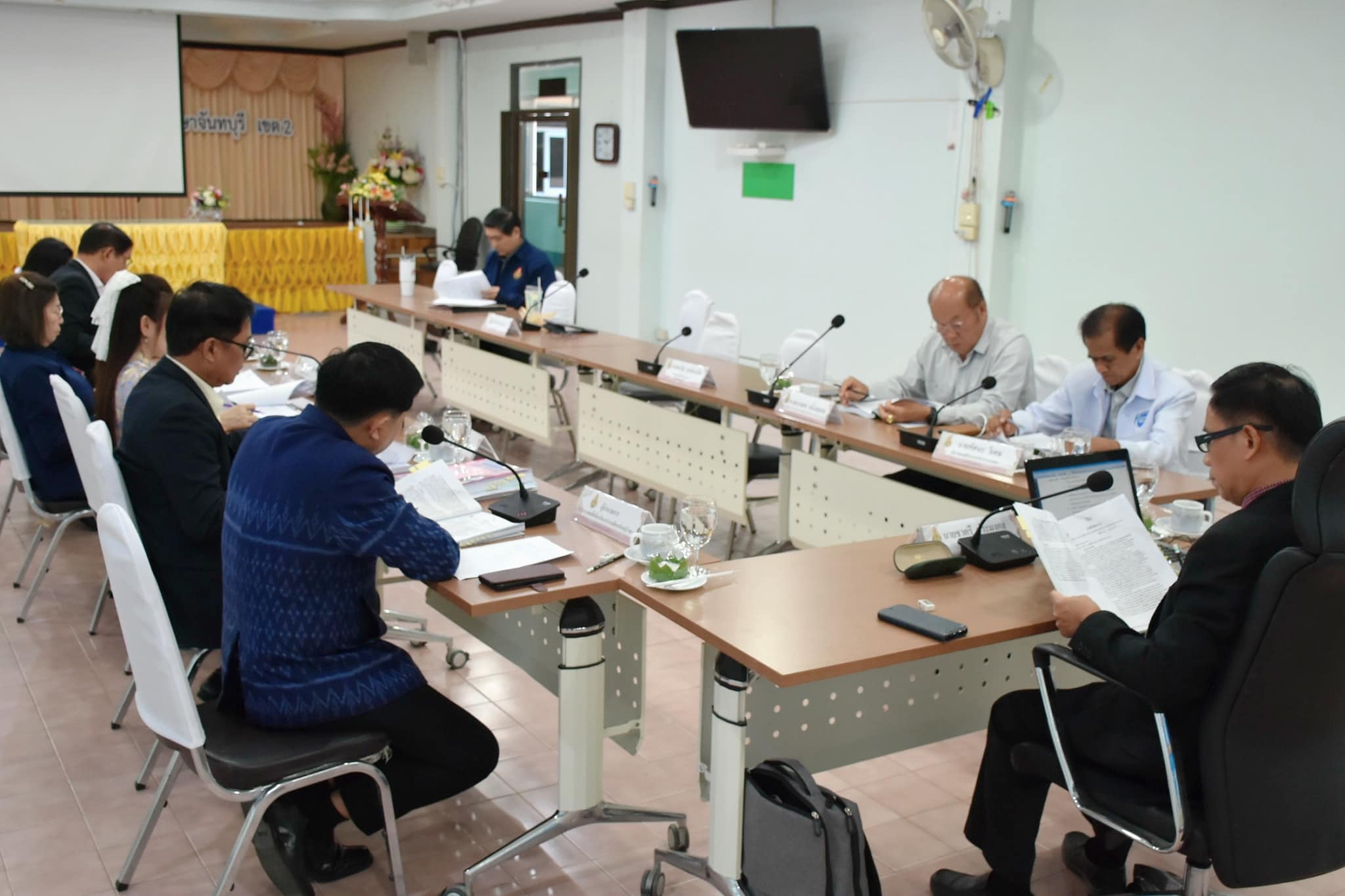 ประชุมคณะกรรมการบริหารงานบุคคลของข้าราชการครูและบุคลากรทางการศึกษาเขตพื้นที่การศึกษาประถมศึกษาจันทบุรี เขต 2 ครั้งที่ 1/2568