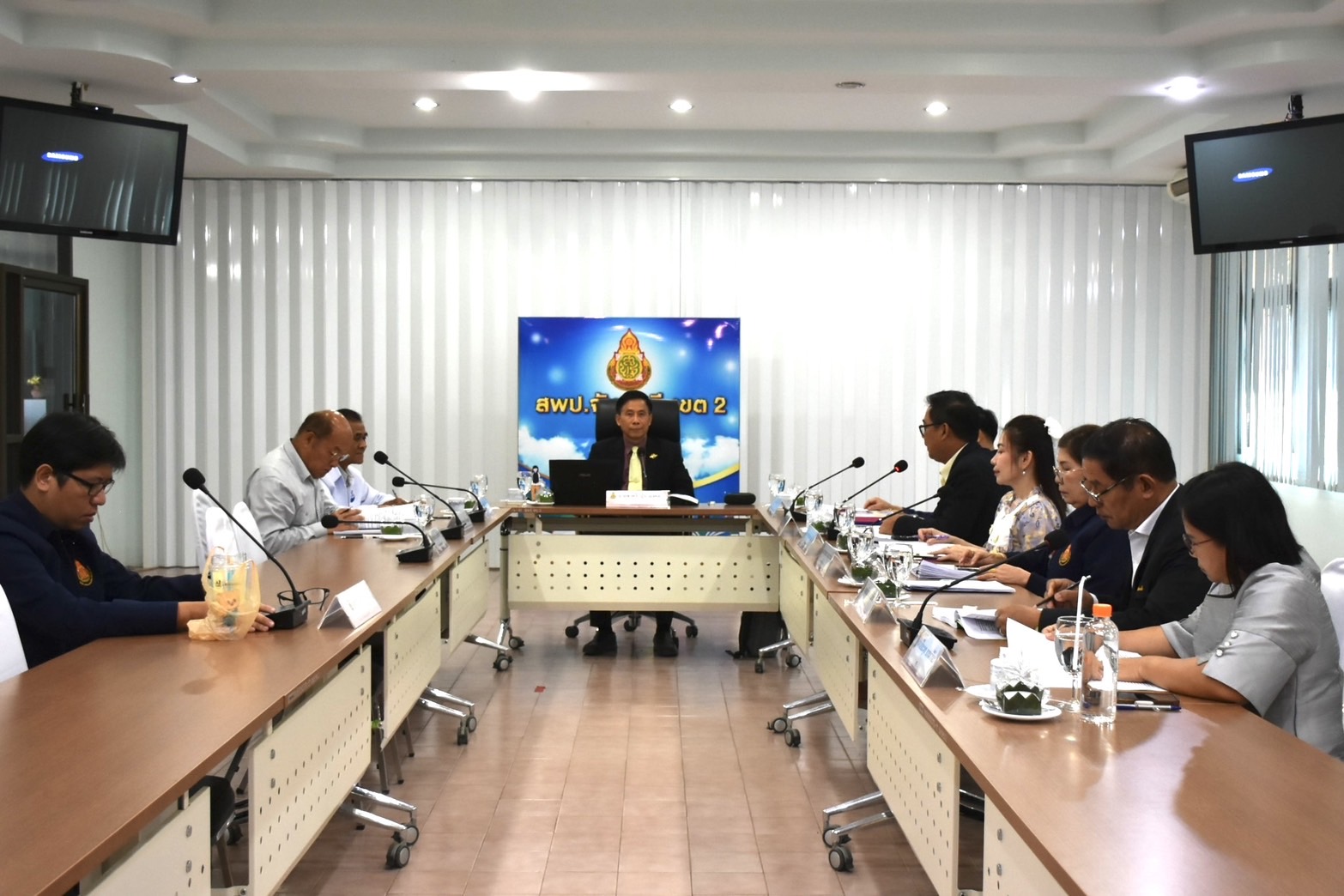 การประชุมคณะอนุกรรมการข้าราชการครูและบุคลากรทางการศึกษา (อ.ก.ก.ศ. เขตพื้นที่การศึกษาประถมศึกษาจันทบุรี เขต 2) ครั้งที่ 1/2568