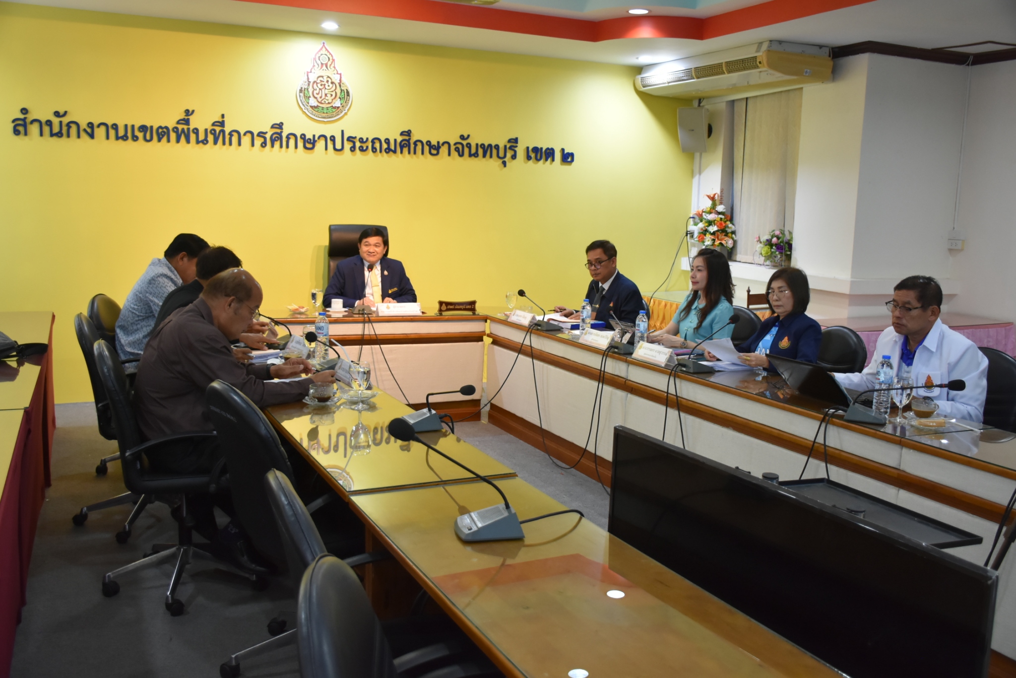 การประชุมคณะกรรมการข้าราชการครูเเละบุคลากรทางการศึกษา (อ.ก.ค.ศ. เขตพื้นที่การศึกษาประถมศึกษาจันทบุรีเขต 2) ครั้งที่ 2/2568