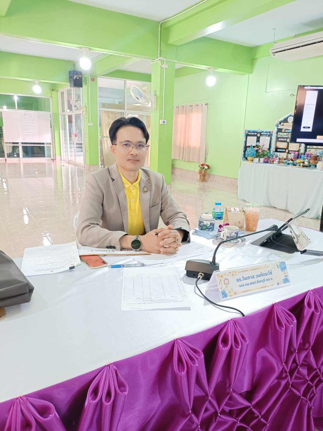การติดตามเเละจัดเก็บข้อมูลผลการปฏิบัติงานของผู้อำนวยการสถานศึกษา เพื่อประกอบการพิจารณาเลื่อนเงินเดือน ครั้งที่ 1 (1 เมษายน 2568) (อำเภอขลุง)