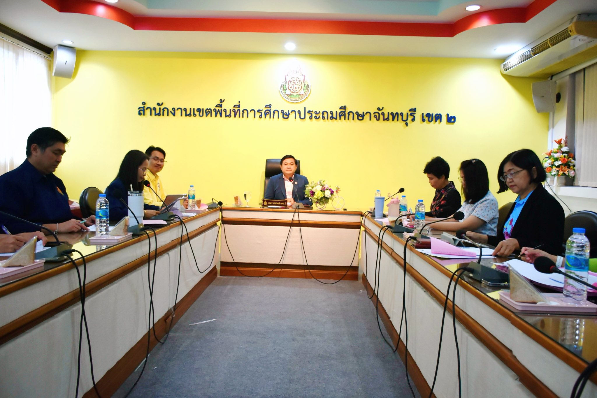 การประชุมพิจารณาแผนบริหารจัดการโรงเรียนขนาดเล็กระยะ 3 ปี ( ปีการศึกษา 2568 – 2570) ของ สพป.จันทบุรี เขต 2