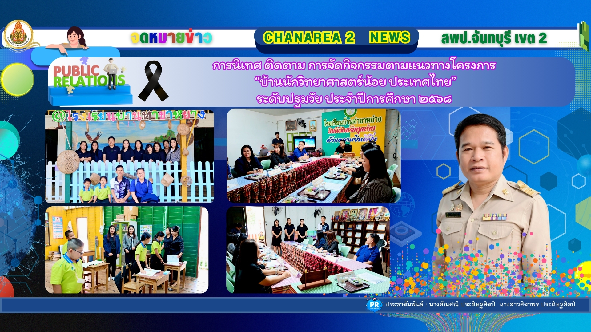 การนิเทศ ติดตาม การจัดกิจกรรมตามแนวทางโครงการ “บ้านนักวิทยาศาสตร์น้อย ประเทศไทย”ระดับปฐมวัย ประจำปีการศึกษา ๒๕๖๘