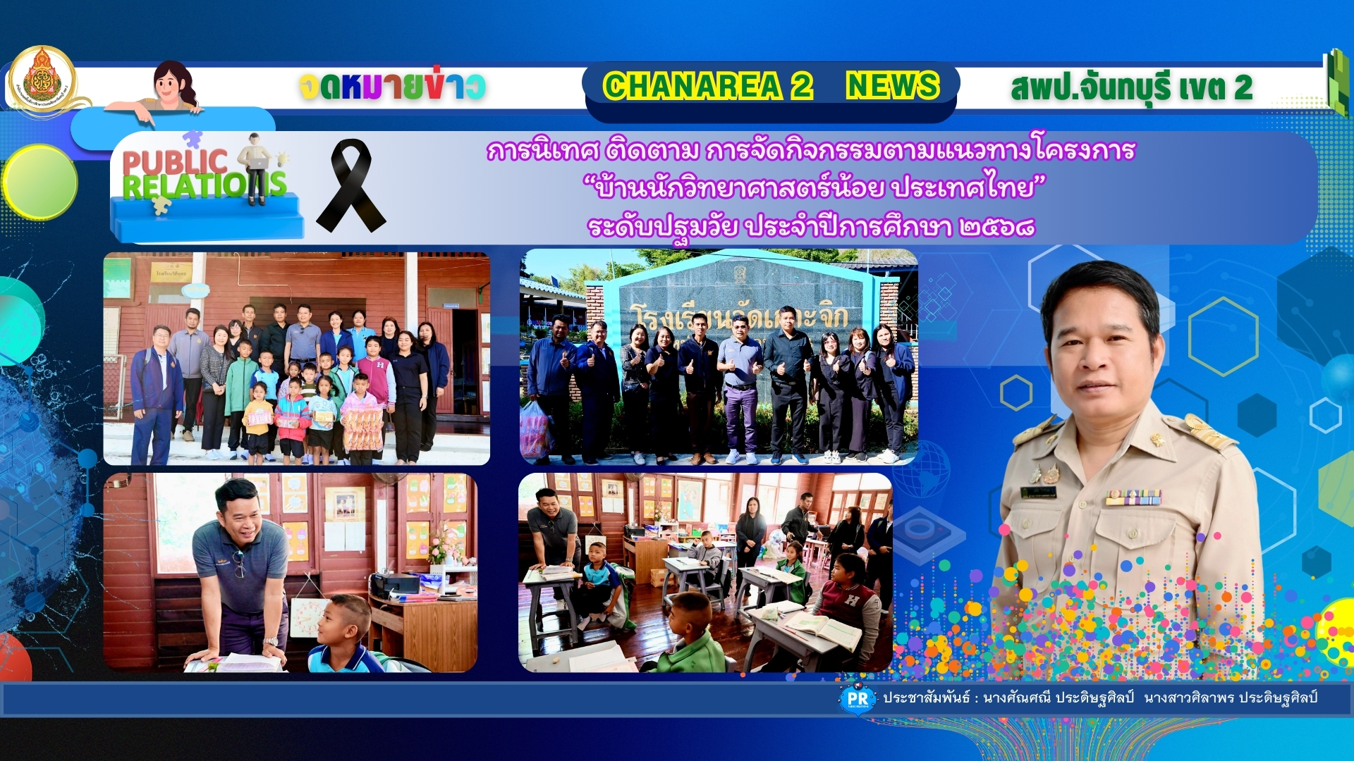การนิเทศ ติดตาม การจัดกิจกรรมตามแนวทางโครงการ “บ้านนักวิทยาศาสตร์น้อย ประเทศไทย” ระดับปฐมวัย ประจำปีการศึกษา ๒๕๖๘